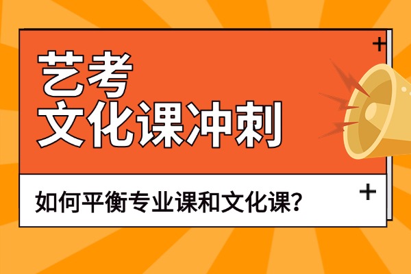 艺术生如何平衡专业课和文化课？学大艺考文化课冲刺怎么样？